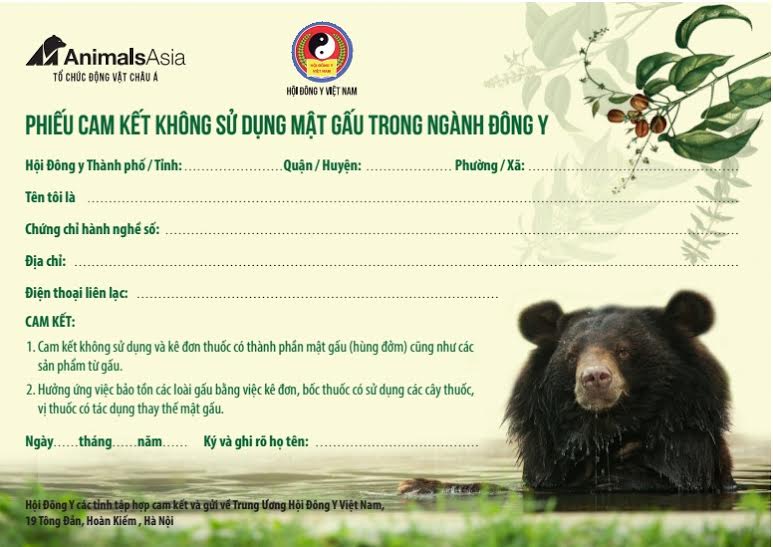 Cuộc vận động: Thay thế sử dụng mật gấu bằng 32 cây thuốc, vị thuốc đông y – năm 2016
